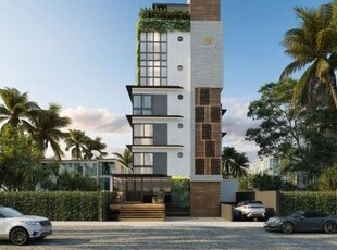 Flat com 1 dormitório à venda, 15 m² por r$ 357.215,00 - cabo branco - joão pessoa/pb