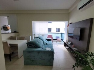 Flat com 2 dormitórios à venda, 65 m²- pitangueiras - guarujá/sp