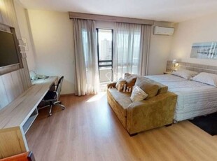 Flat disponível para locação no radisson blu são paulo em pinheiros, com 32m², 1 dormitório e 1 vaga