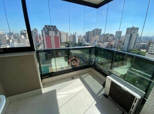 Loft para alugar, 38 m² por r$ 3.607,00/mês - jardim paulista - são paulo/sp
