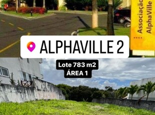 Lote 783 m2 plano alphaville 2