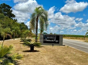 Oportunidade - terreno 1000m2 para chácara em loteamento fechado pinheiros do lago, alambari - sp