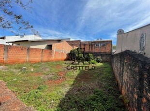 Terreno à venda, 200 m² por r$ 179.000 - jardim alto do cafezal - londrina/pr