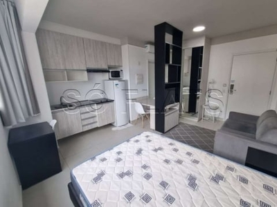 Flat atrium augusta com 24m², 1 dormitório e 1 vaga disponível para locação na bela vista.