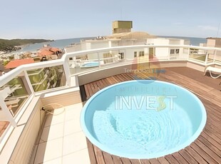 Aluguel Cobertura c piscina privativa e vista mar