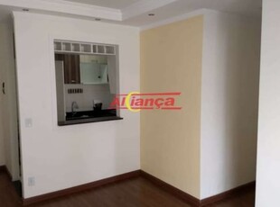 Apartamento com 2 quartos para alugar, 45m² - ponte grande - guarulhos/sp - por r$ 1700,00