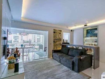 Apartamento com 2 dormitórios para alugar, 100 m² por R$ 8.196,00/mês - Chácara Santo Antô