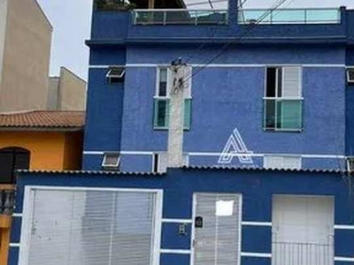 Apartamento com 2 dormitórios para alugar, 50 m² por R$ 1.690,00/mês - Vila Linda - Santo