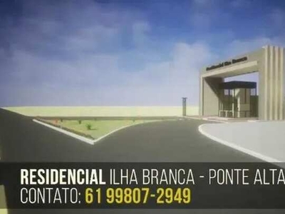 Lote 412 m2 Plano R$ 150 mil Parcelado Ponte Alta