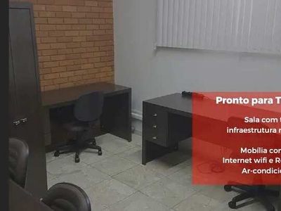 Sala Comercial Final Av. Pelinca. Mobiliada, pronta para usar. Sem custos adicionais