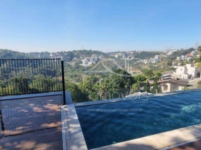 Casa com 4 dormitórios para alugar, 337 m² por r$ 13.500,00/mês - condomínio arujá hills iii - arujá/sp