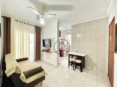 Apartamento em Cidade Ocian, Praia Grande/SP de 34m² 1 quartos à venda por R$ 224.000,00