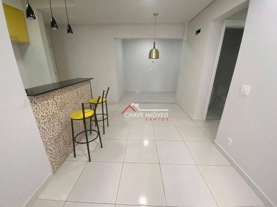 Apartamento em Marapé, Santos/SP de 70m² 2 quartos à venda por R$ 498.000,00