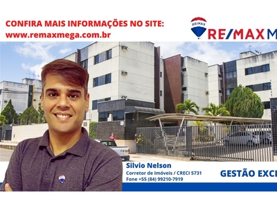 Apartamento em Pitimbu, Natal/RN de 60m² 2 quartos à venda por R$ 129.000,00