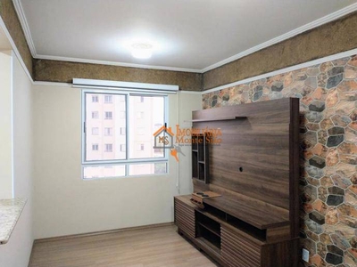 Apartamento em Ponte Grande, Guarulhos/SP de 45m² 2 quartos para locação R$ 1.540,00/mes