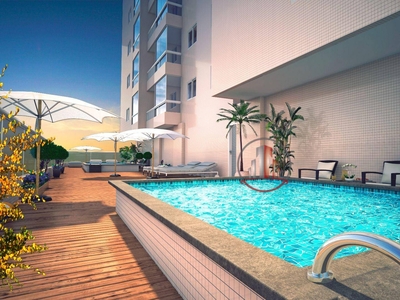 Apartamento em Vila Guilhermina, Praia Grande/SP de 71m² 2 quartos à venda por R$ 459.980,00