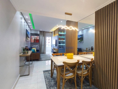 Apartamento em Vila Guilhermina, Praia Grande/SP de 79m² 2 quartos à venda por R$ 534.000,00