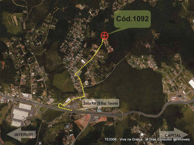 Terreno em Chácara Recanto Verde, Cotia/SP de 2092m² à venda por R$ 548.000,00