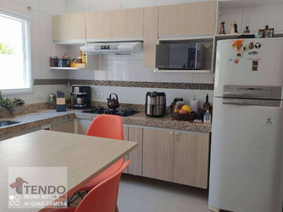 Sobrado com 3 dormitórios para alugar, 192 m² por R$ 6.270,00/mês - Jardim Residencial Alto De Itaici - Indaiatuba/SP