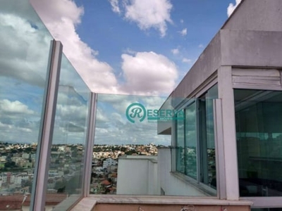 Cobertura com 3 dormitórios à venda, 152 m² por r$ 700.000,00 - santa mônica - belo horizonte/mg