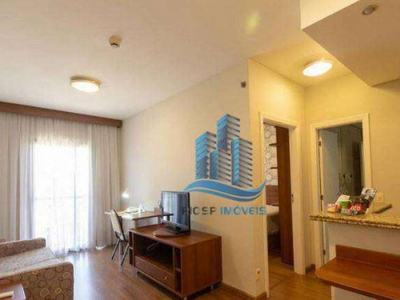 Flat com 1 dormitório à venda, 40 m² por r$ 280.000,00 - barcelona - são caetano do sul/sp