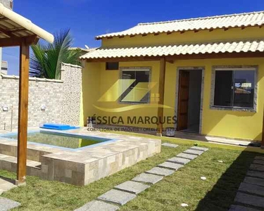 Linda casa com 1 quarto, piscina e área gourmet em Unamar - Cabo Frio - RJ