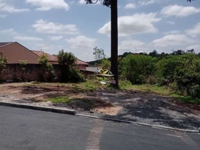 Terreno à venda na rua das palmas, jardim das acácias, campo largo por r$ 180.000