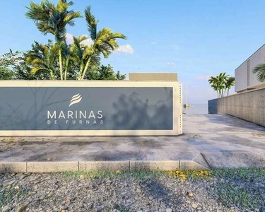 Lançamento Loteamento Marina de Furnas, lotes beira dagua, com 2.500 m2, infraestrutura co