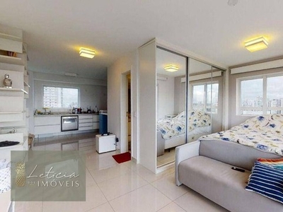 Apartamento com 1 dormitório à venda, 50 m² por R$ 765.000,00 - Brooklin - São Paulo/SP