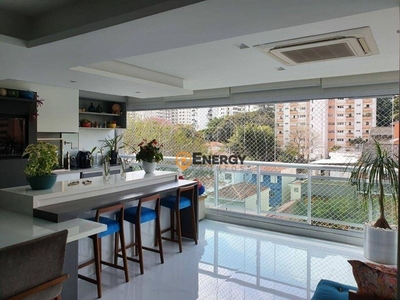 Apartamento com 3 dormitórios à venda, 151 m² por R$ 3.195.000,00 - Campo Belo - São Paulo
