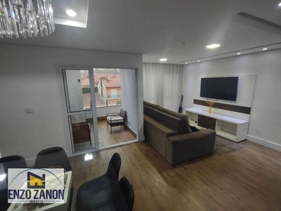 Apartamento no Bairro Demarchi com cobertura privativa com área livre e área coberta com c