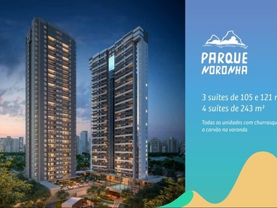 Apartamento para venda possui 105 metros quadrados com 3 quartos em Park Lozandes - Goiân