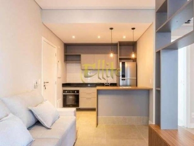 Apartamento semi mobiliado para locação em moema, são paulo!