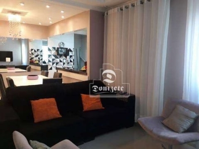 Cobertura com 3 dormitórios à venda, 180 m² por r$ 1.100.000,00 - campestre - santo andré/sp