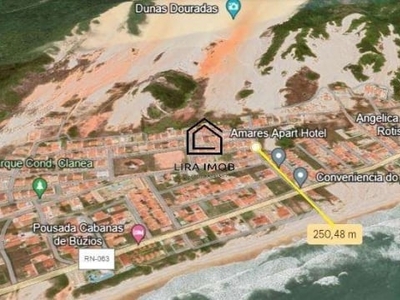 Amplo terreno na praia de búzios com vista para o mar