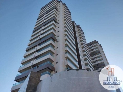 Apartamento com 2 dormitórios à venda, 74 m² por r$ 480.000,00 - mirim - praia grande/sp