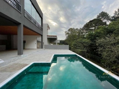 Casa à venda, 350 m² por r$ 3.590.000,00 - condomínio reserva santa maria - jandira/sp