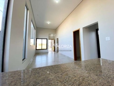 Casa com 3 dormitórios à venda, 125 m²- condomínio villagio wanel - sorocaba/sp