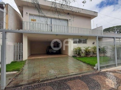 Casa com 6 quartos para alugar na rua antônio silveira bueno, 243, jardim chapadão, campinas, 417 m2 por r$ 7.000