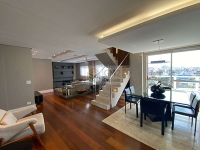 Cobertura com 2 dormitórios à venda, 146 m² por r$ 1.600.000,00 - alto da rua xv - curitiba/pr