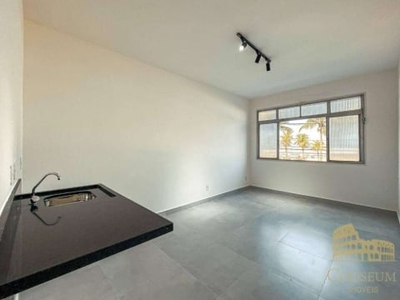 Kitnet com 1 dormitório à venda, 28 m² por r$ 188.000,00 - vila tupi - praia grande/sp