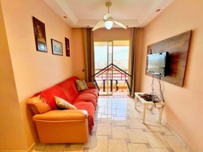 Oportunidade - apartamento com 2 dormitórios à venda, 61 m² por r$ 260.000 - praia da enseada - guarujá/sp