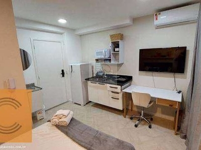 Studio com 1 dormitório para alugar, 18 m² por r$ 4.440/mês - paulista - são paulo/sp