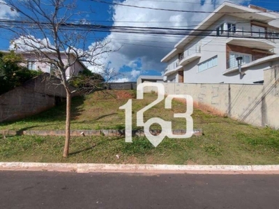 Terreno à venda, 648 m² por r$ 595.000,00 - condomínio residencial colinas de são francisco - bragança paulista/sp