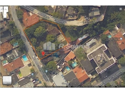 Terreno à venda na rua comendador siqueira, pechincha, rio de janeiro, 1065 m2 por r$ 3.500.000