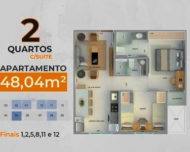 1º mês Grátis - QS 501 - Ap 2 quartos com vaga de garagem por R$ 1.100,00 em Samambaia Sul