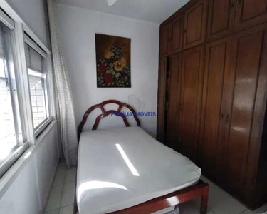 Alugar apartamento mobiliado de 1 dormitório quadra da praia Santos