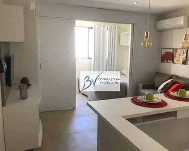 Apartamento com 1 dormitório para alugar, 42 m² por R$ 1.800,00/mês - Boa Viagem - Recife