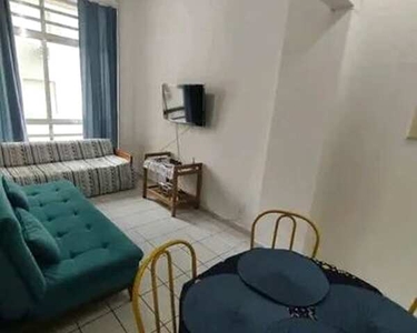 Apartamento com 1 dormitório para alugar, 42 m² por R$ 2.500,00/mês - Boqueirão - Santos/S