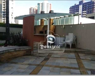 Apartamento Duplex com 1 dormitório para alugar, 90 m² por R$ 4.779,00/mês - Jardim - Sant